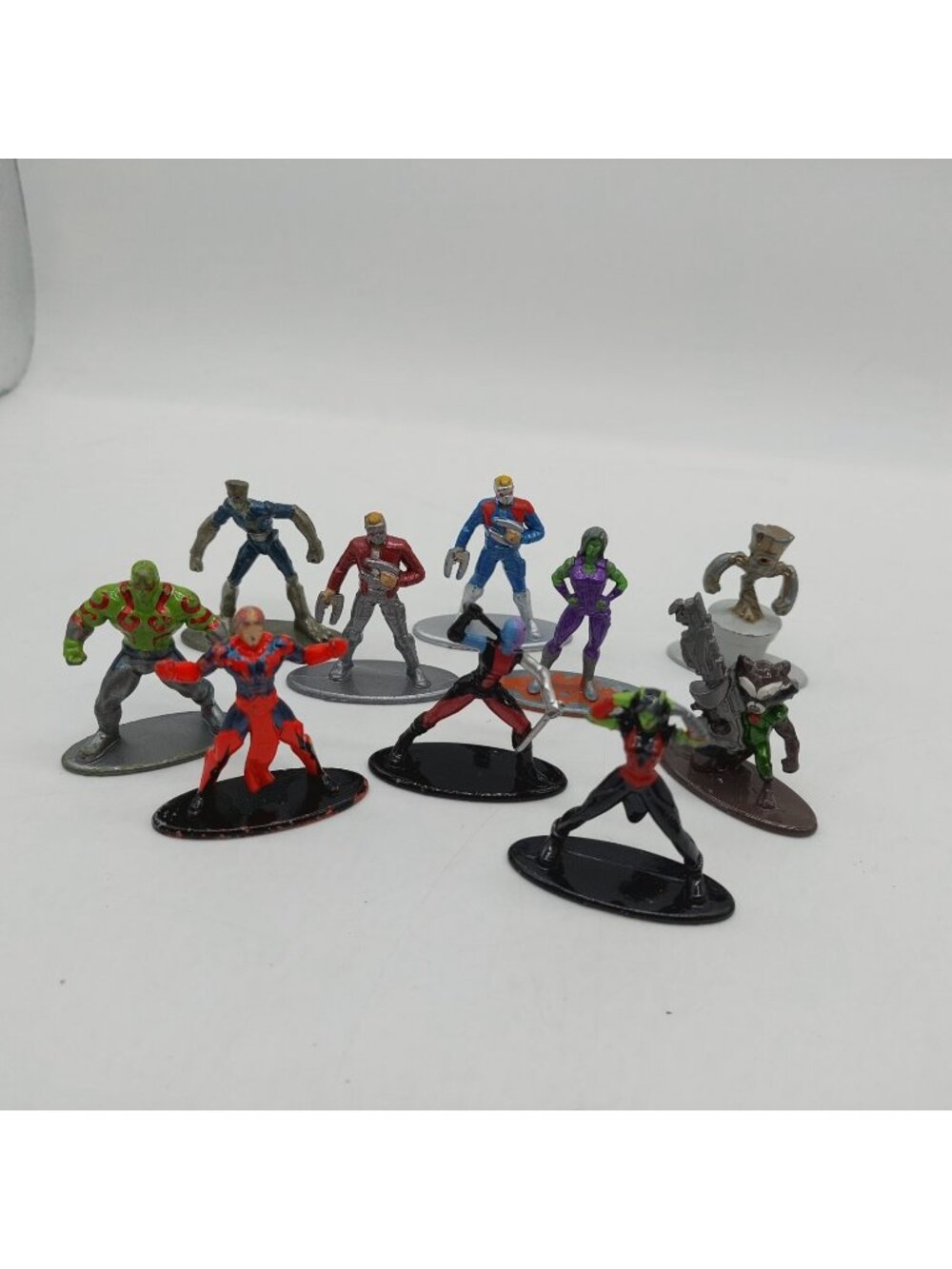 Guardians of the Galaxy Metal Figs JADA Marvel Starlord & More Lot of  10
